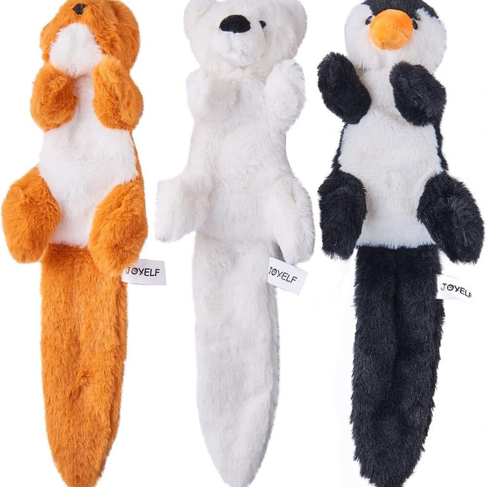 Plush Squeaky Toys for Medium and Large Dogs - No Stuffing, Durable Interactive - Picture 1 of 8